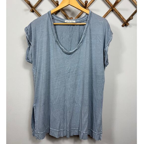 Free People Tops - Free People Under the Sun Tee in Denim Grey Women's Size S